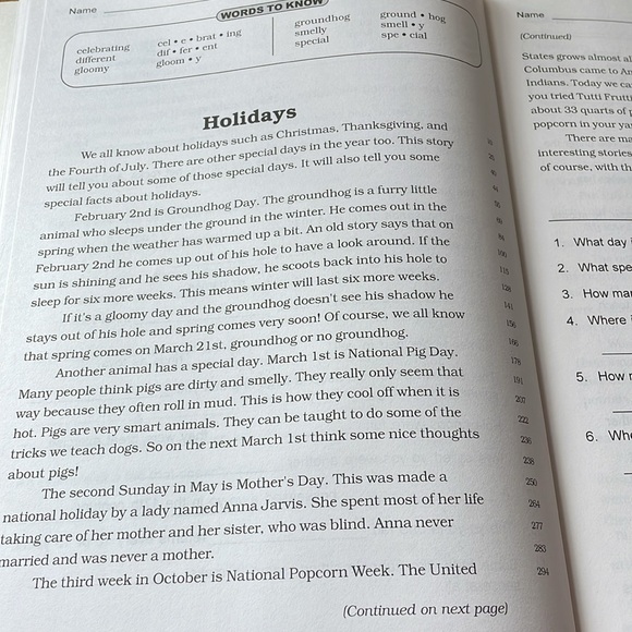 Reading For Speed & Content Grade Level 3-4 and 4-5 (2 Books) - Picture 10 of 15